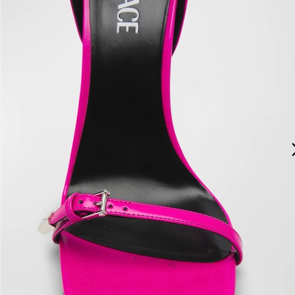 Versace - 110mm Pin Point Ankle Strap Sandals - Picture 8 of 11